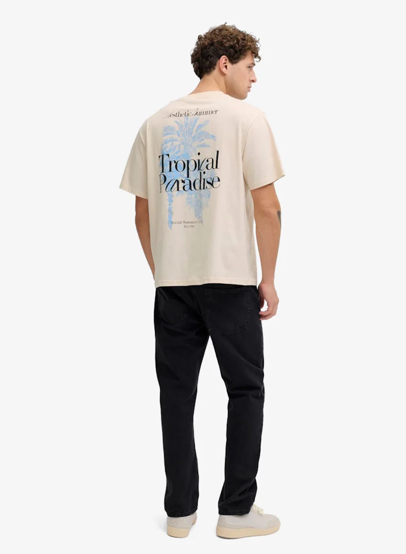 JJ Rebel  Essential Crew Neck T-Shirt for Men | Best Price UAE